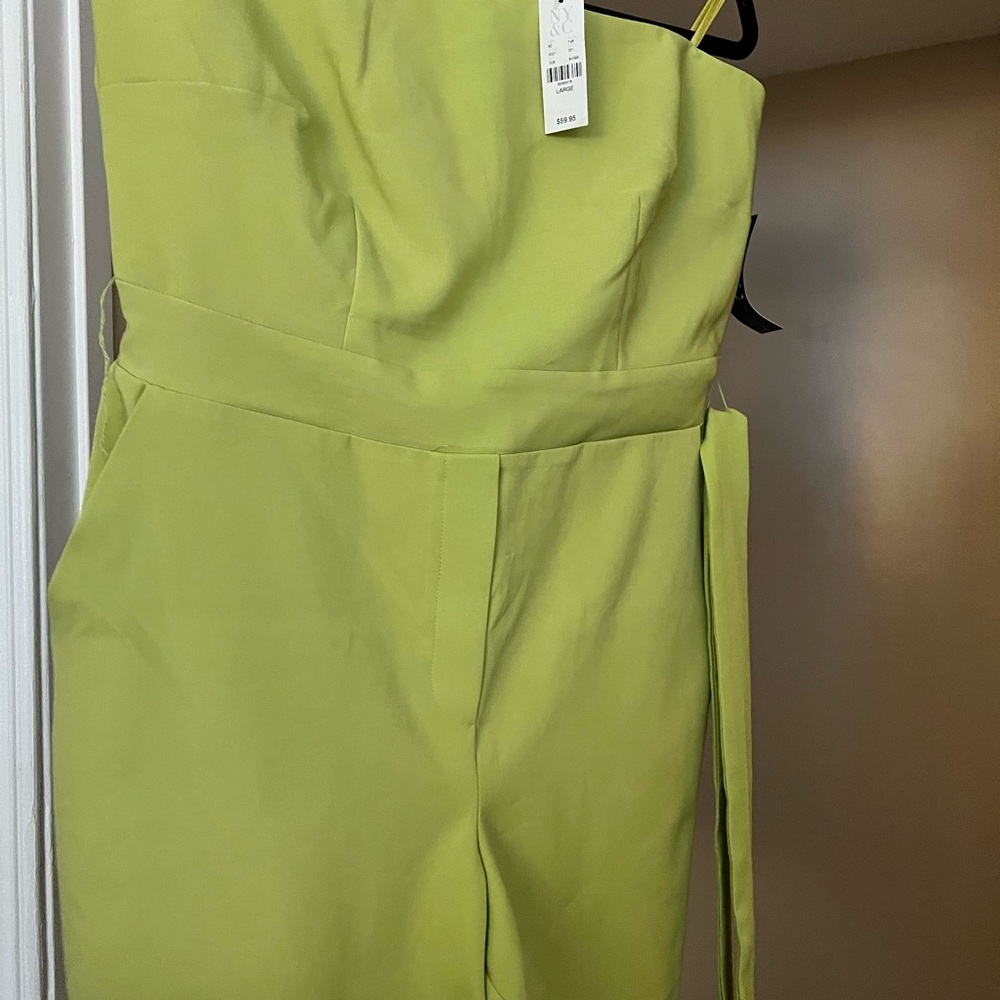 Lively Lime green short romper -Size L -BRAND NEW
